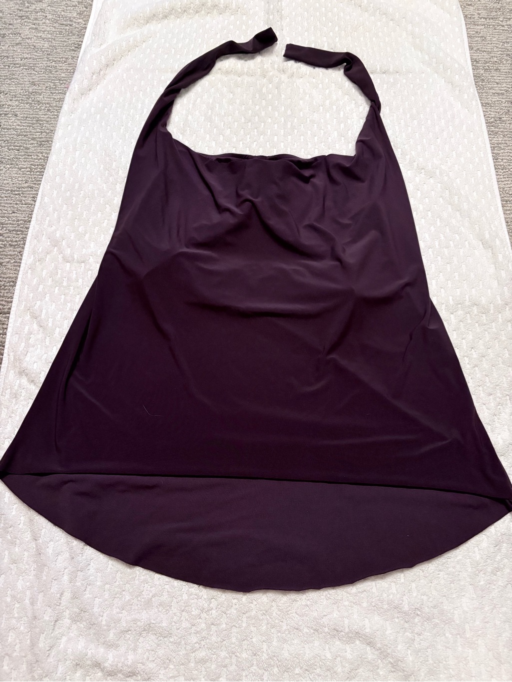 Magicsuit Deep Plum Halter Swim Suit Top Only